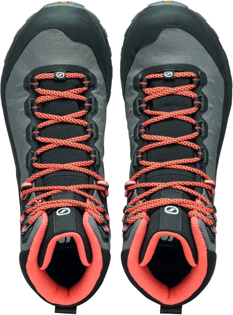 Scarpa Womens Rush TRK LT GTX Boots - Gray-Coral-5